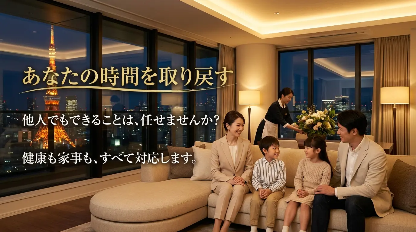 港区のエグゼクティブ向け家事代行＆ライフサポート